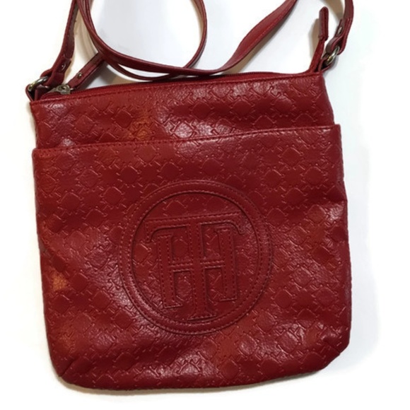 Tommy Hilfiger Handbags - Tommy Hilfiger Brick Red Crossbody Purse